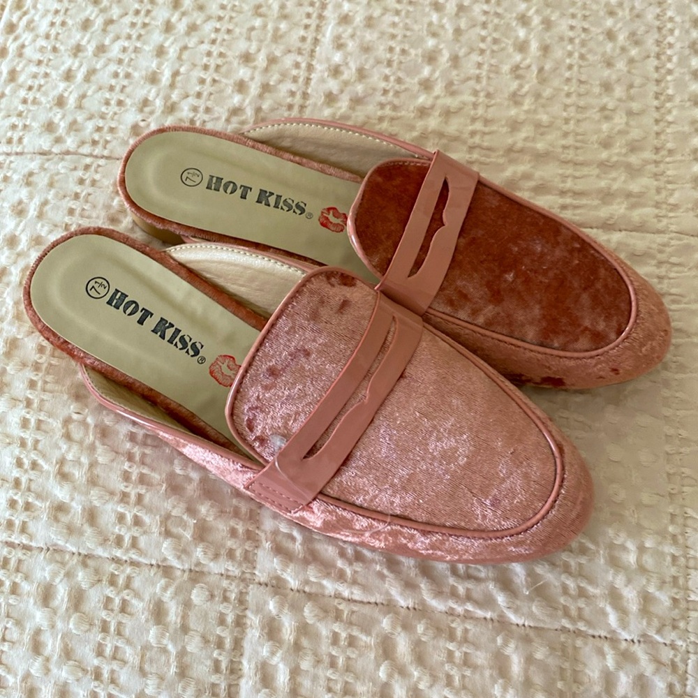 🚨S A L E 🚨🩷Hot Kiss loafer 🫶🏻 VELVET 🩷